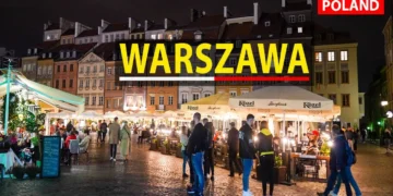 Warszawa nocą