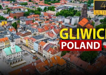 gliwice z drona