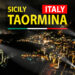 Taormina nocą, Sycylia
