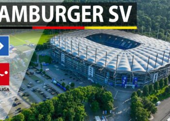 Volksparkstadion (HSV Hamburg) z drona