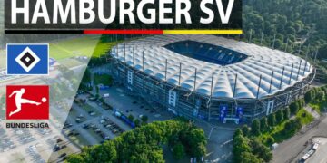 Volksparkstadion (HSV Hamburg) z drona