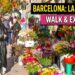 Wycieczka piesza La Rambla 4K Spacer po ulicach Barcelony