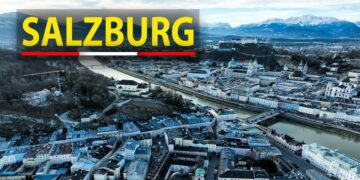 Salzburg z drona